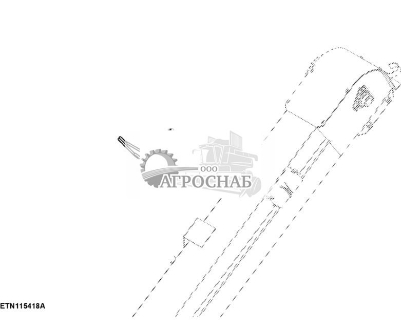 Детали крепления с датчиком недомолоченных колосьев - ST828694 761.jpg